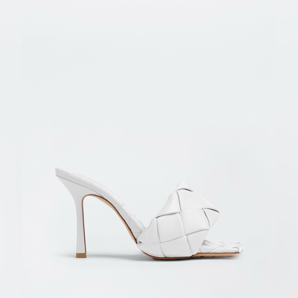 Bottega Veneta Lido Mule - White - Woman - 6 - 36